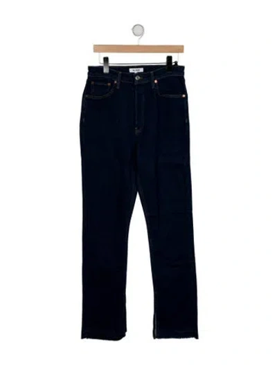 Pre-owned Re/done High-rise Straight Leg Jeans W/ Tags In Blue