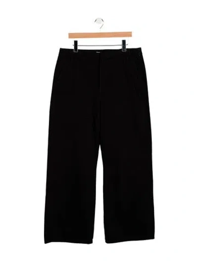 Pre-owned Re/done High-rise Wide Leg Jeans In Black