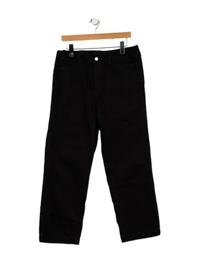 Pre-owned Re/done High-rise Wide Leg Jeans In Black