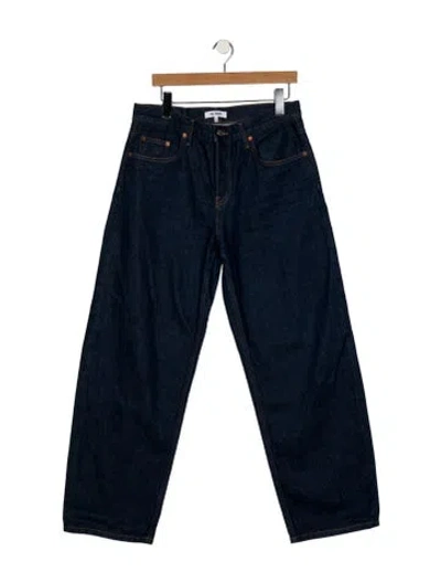 Pre-owned Re/done High-rise Wide Leg Jeans In Blue