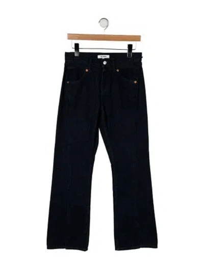 Pre-owned Re/done High-rise Wide Leg Jeans In Blue