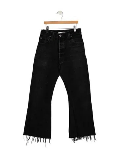 Pre-owned Re/done High-rise Wide Leg Jeans In Blue