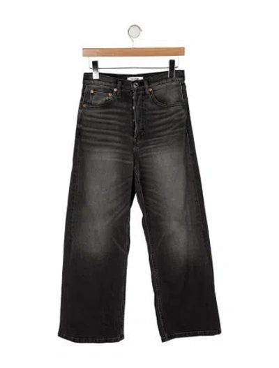 Pre-owned Re/done High-rise Wide Leg Jeans In Multi