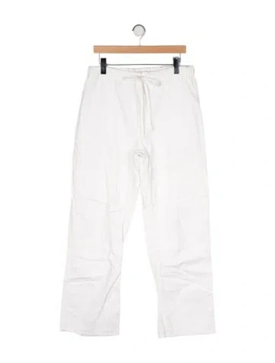 Pre-owned Re/done High-rise Wide Leg Jeans In Neutral