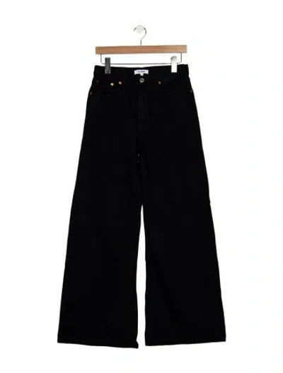 Pre-owned Re/done High-rise Wide Leg Jeans W/ Tags In Black