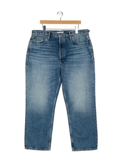 Pre-owned Re/done High-rise Wide Leg Jeans W/ Tags In Blue