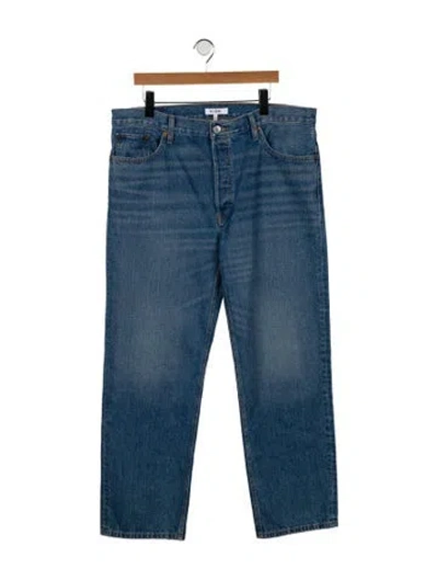 Pre-owned Re/done High-rise Wide Leg Jeans W/ Tags In Blue