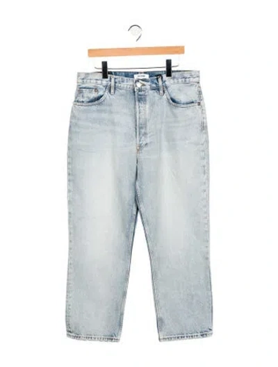 Pre-owned Re/done High-rise Wide Leg Jeans W/ Tags In Blue