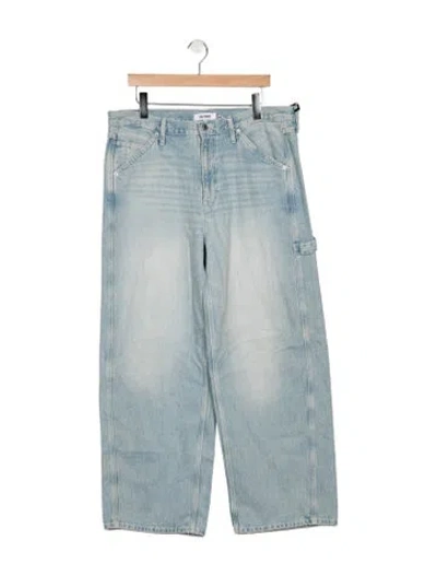 Pre-owned Re/done High-rise Wide Leg Jeans W/ Tags In Blue