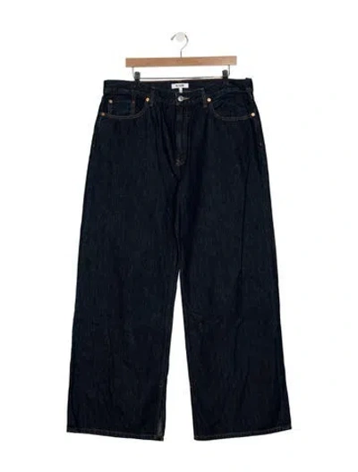 Pre-owned Re/done High-rise Wide Leg Jeans W/ Tags In Blue