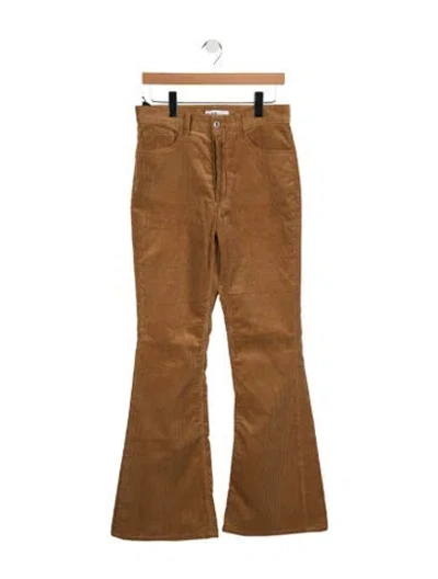 Pre-owned Re/done High-rise Wide Leg Jeans W/ Tags In Brown