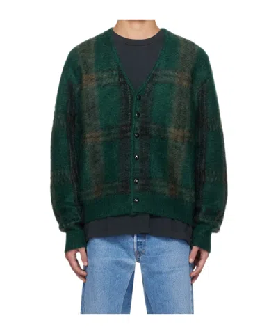 Re/done Jacquard Check Pattern Sweater