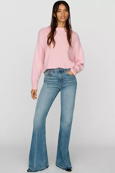 Re/done Jane High Rise Flare Jeans In Blue