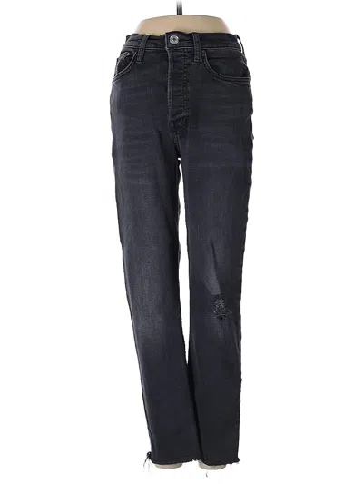 Pre-owned Re/done Jeans In Black