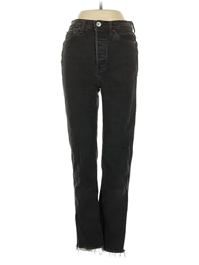 Pre-owned Re/done Jeans In Black