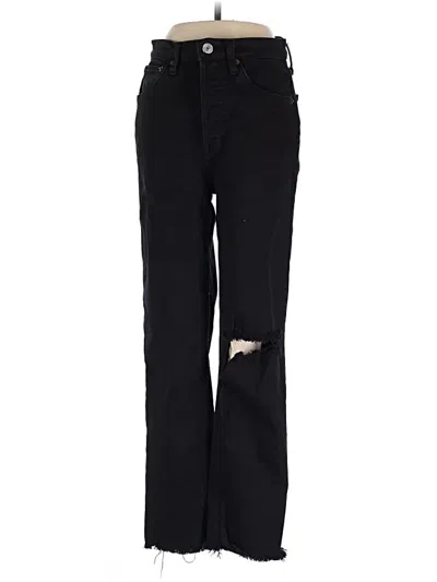 Pre-owned Re/done Jeans In Black