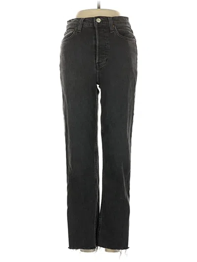 Pre-owned Re/done Jeans In Black