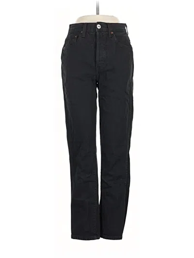 Pre-owned Re/done Jeans In Black