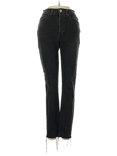 Pre-owned Re/done Jeans In Black