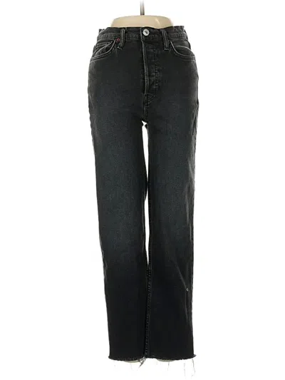 Pre-owned Re/done Jeans In Black