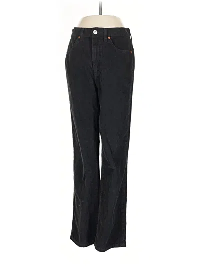 Pre-owned Re/done Jeans In Black