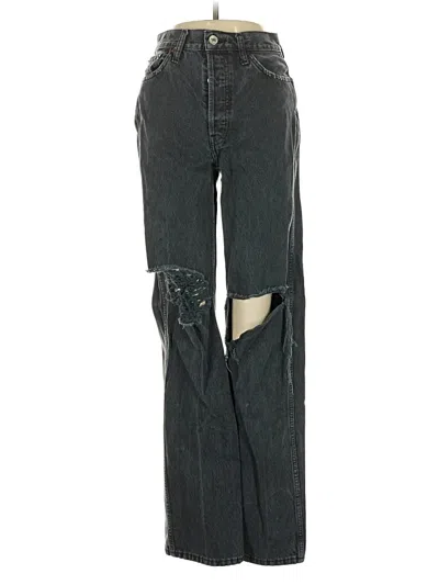 Pre-owned Re/done Jeans In Black