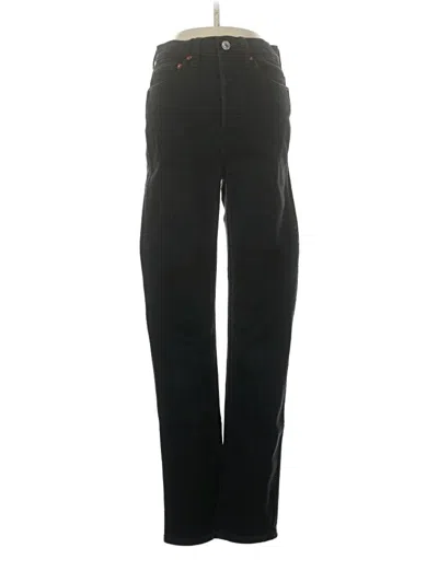 Pre-owned Re/done Jeans In Black