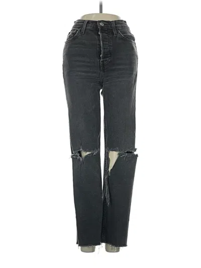 Pre-owned Re/done Jeans In Black