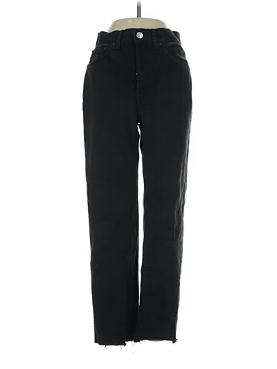 Pre-owned Re/done Jeans In Black