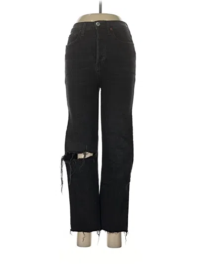 Pre-owned Re/done Jeans In Black
