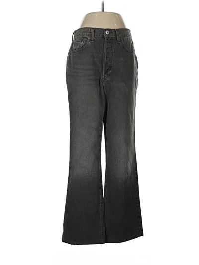 Pre-owned Re/done Jeans In Black