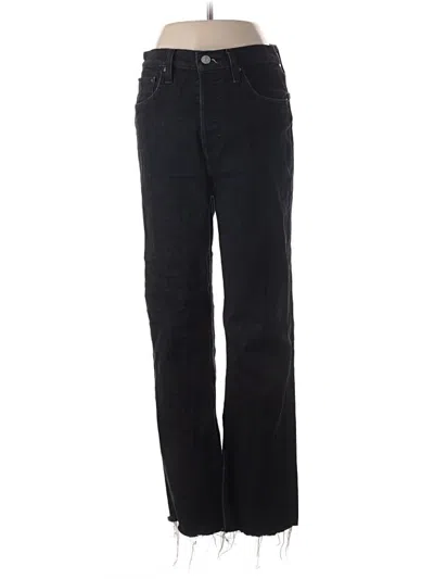 Pre-owned Re/done Jeans In Black