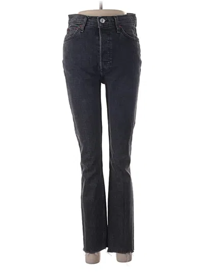 Pre-owned Re/done Jeans In Black