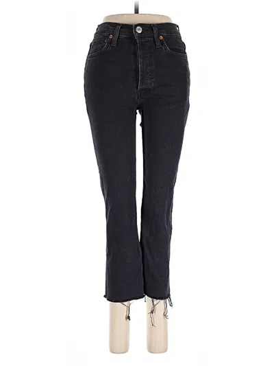 Pre-owned Re/done Jeans In Black