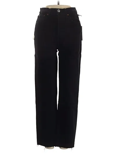 Pre-owned Re/done Jeans In Black