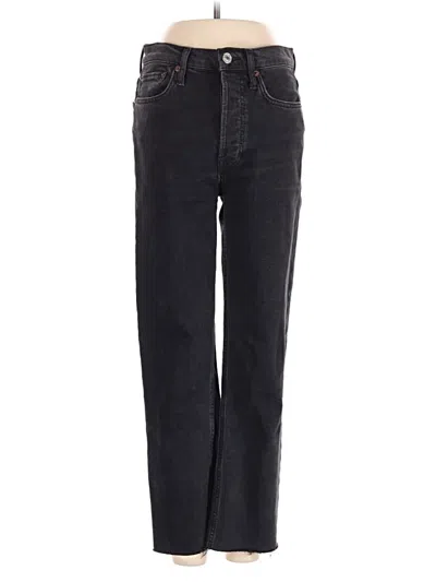 Pre-owned Re/done Jeans In Black