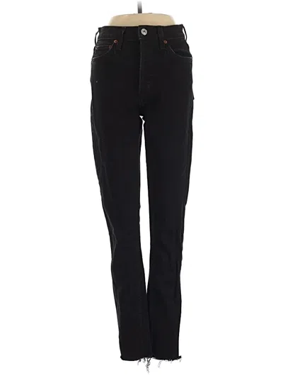 Pre-owned Re/done Jeans In Black