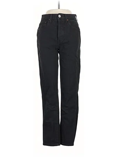 Pre-owned Re/done Jeans In Black