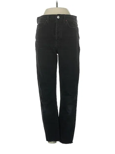 Pre-owned Re/done Jeans In Black