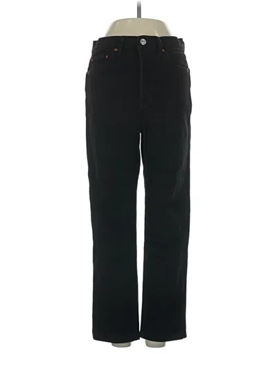 Pre-owned Re/done Jeans In Black