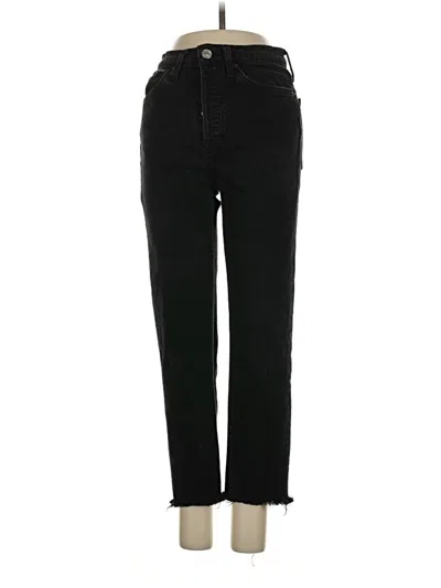 Pre-owned Re/done Jeans In Black
