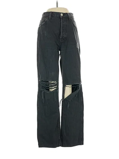 Pre-owned Re/done Jeans In Black