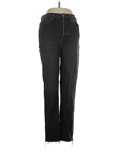 Pre-owned Re/done Jeans In Black