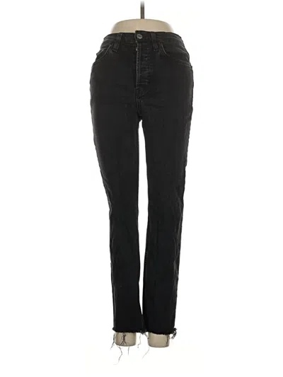 Pre-owned Re/done Jeans In Black