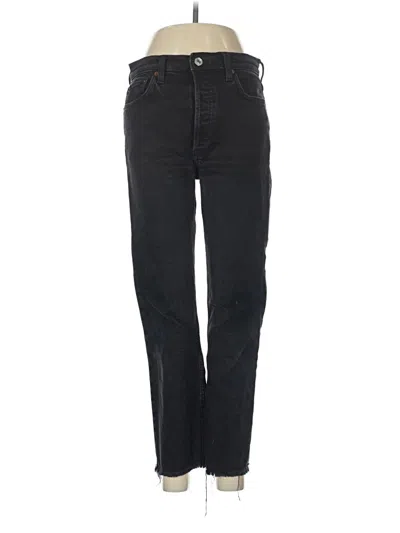 Pre-owned Re/done Jeans In Black