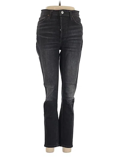 Pre-owned Re/done Jeans In Black