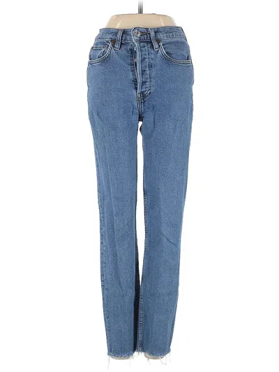 Pre-owned Re/done Jeans In Blue