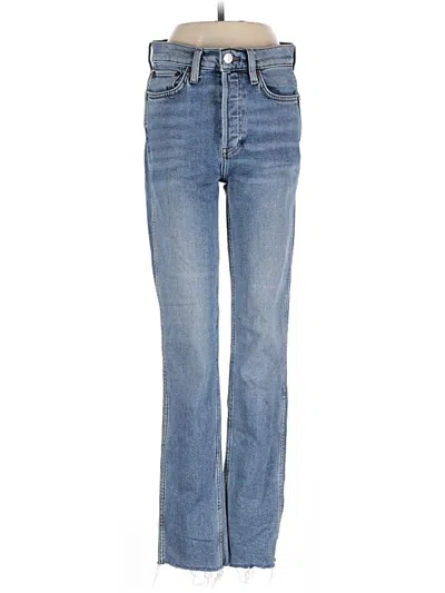 Pre-owned Re/done Jeans In Blue