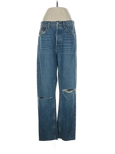 Pre-owned Re/done Jeans In Blue