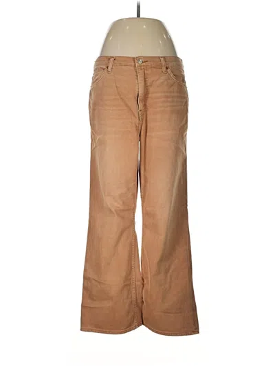 Pre-owned Re/done Jeans In Brown